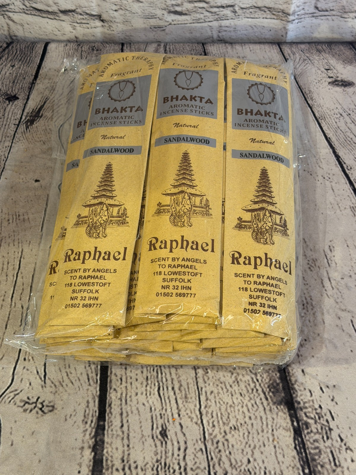 Sandalwood Flavor Incense Sticks Genuine Packs Scents Joss Insence 3 Packs0