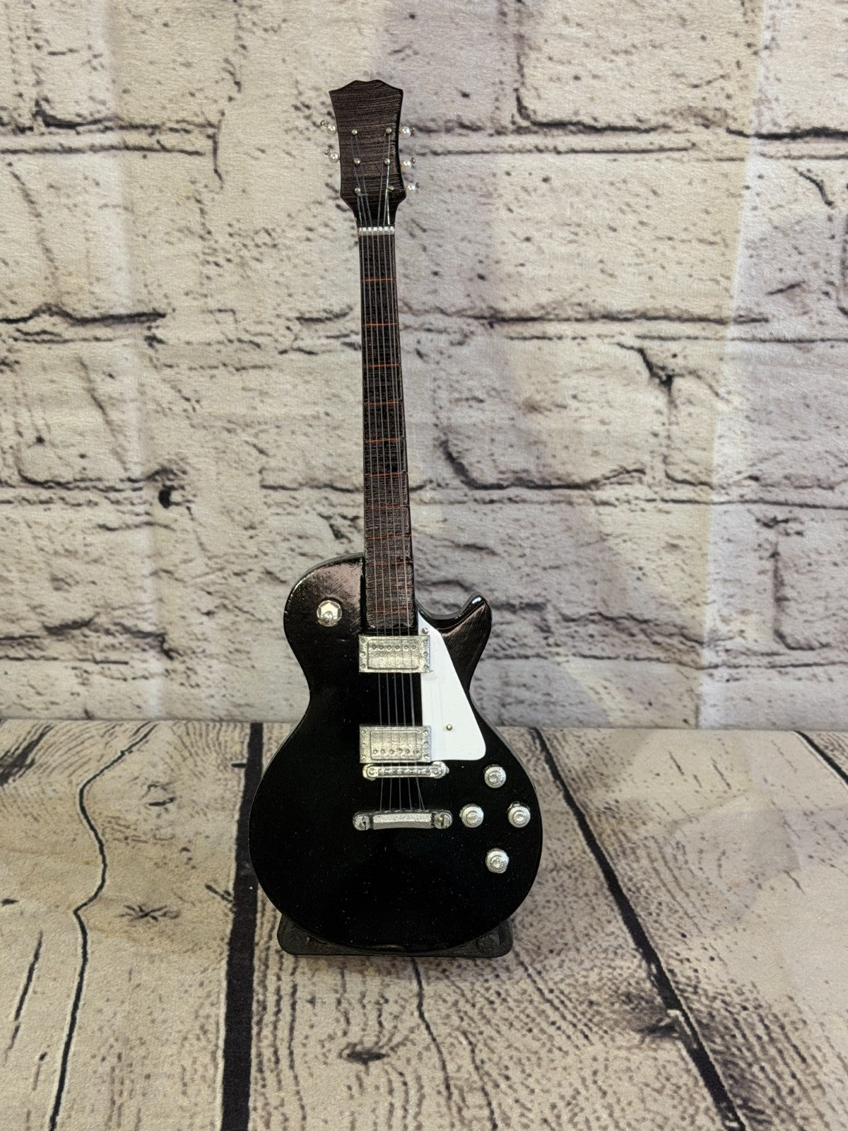 Miniature 25cm Guitar on Stand Band Gift Display Design 101