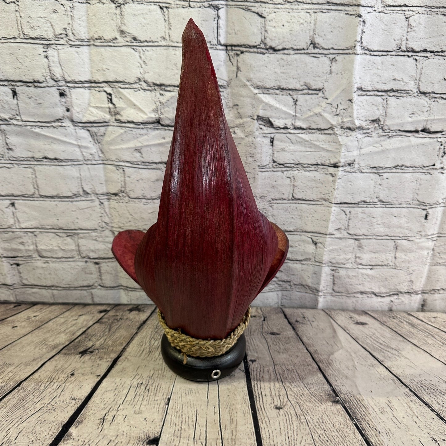 Red Red Leaf Natural 45cm Tall Leaf Lamp Twist LED UK Mains Plug Design 73