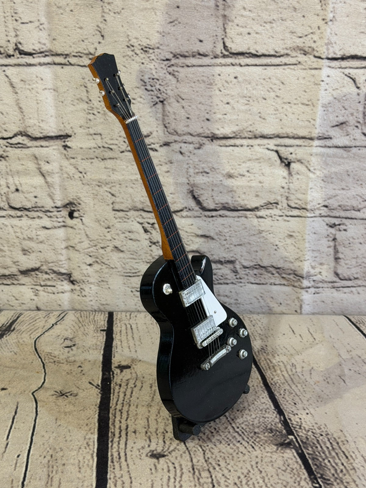 Miniature 25cm Guitar on Stand Band Gift Display Design 102