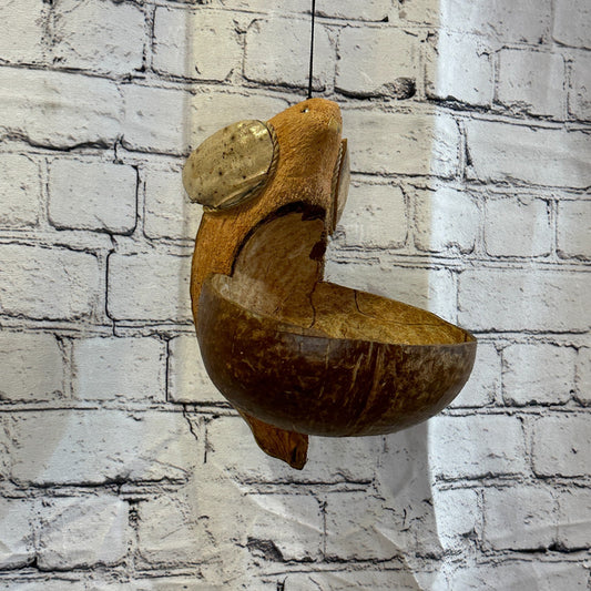 Bird Without Chimes Bamboo Windchime 20cm Garden Gift Summer Handmade Chimes0