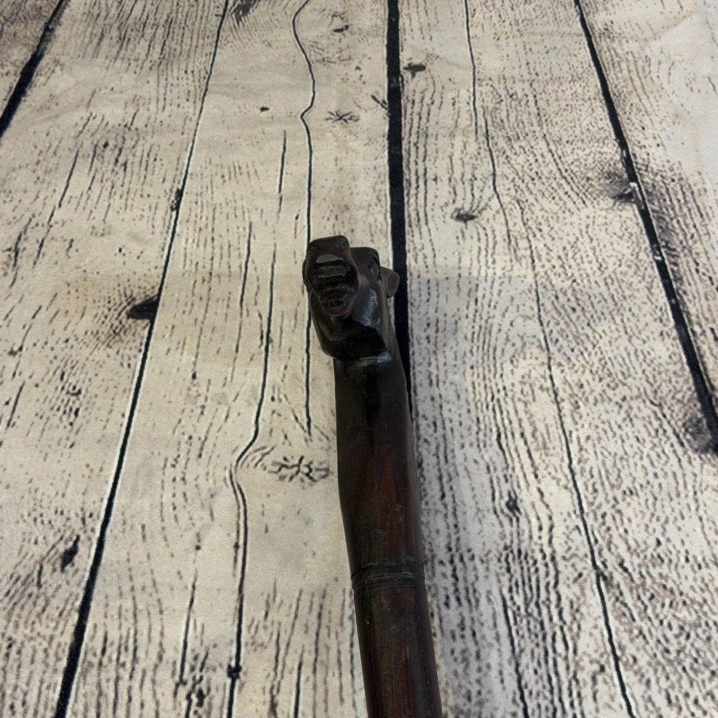 Horse Head 90cm Tribal African Walking Stick Cane Hand Carved Dark Wood5