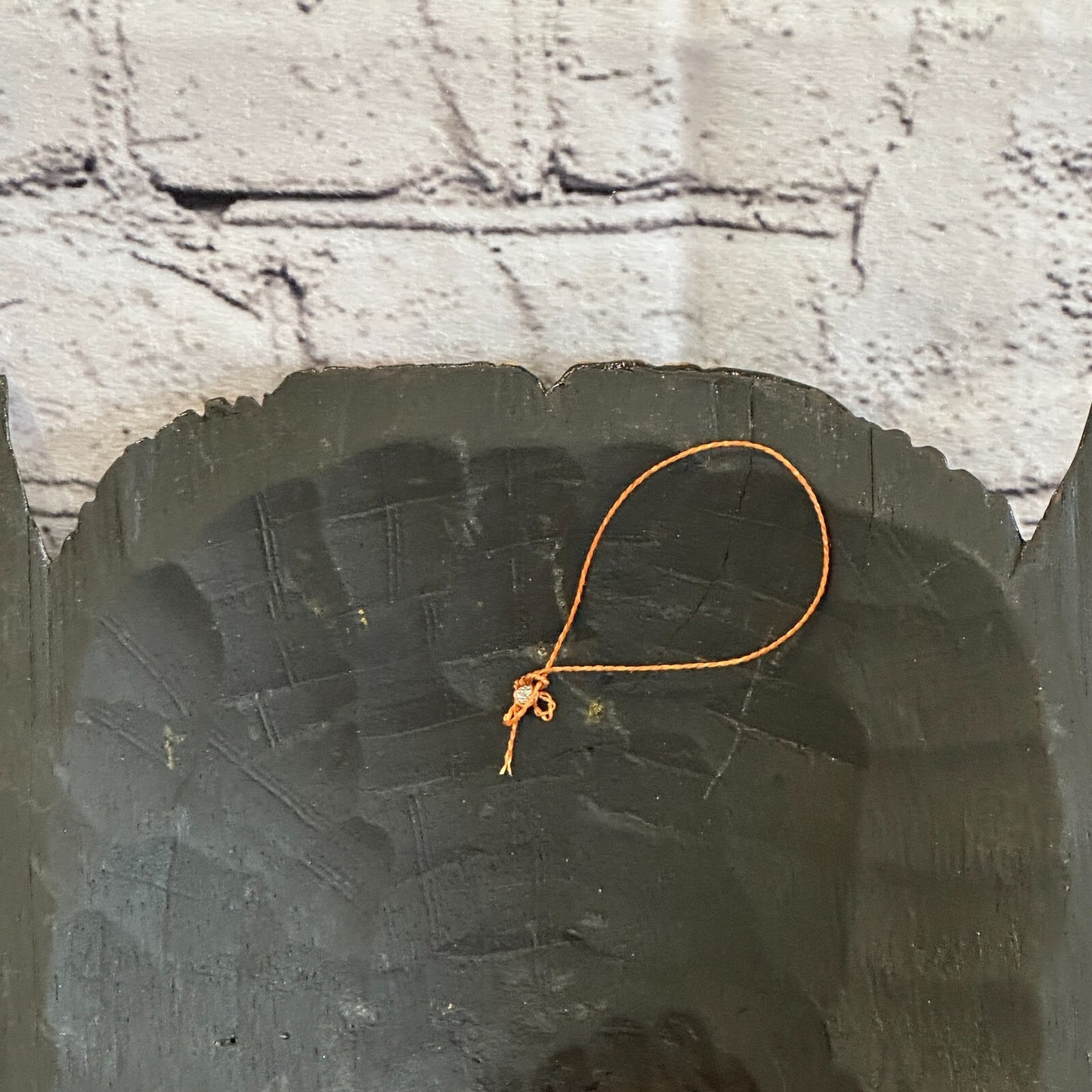 Large Wooden Black Barong Wall Mask 18cm x 18cm Handmade And Fairtrade Hindu6