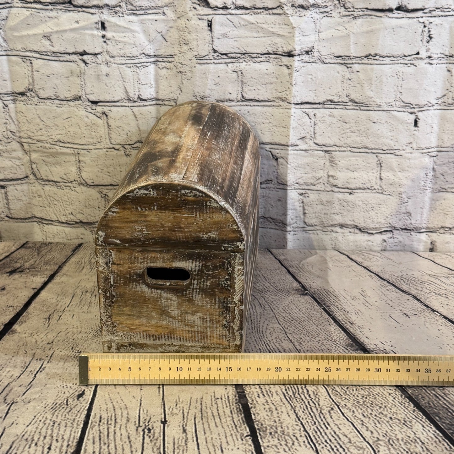 30cm x 22cm x 15cm Wood Brown Home Chest Storage Jewellery Trinket Box8