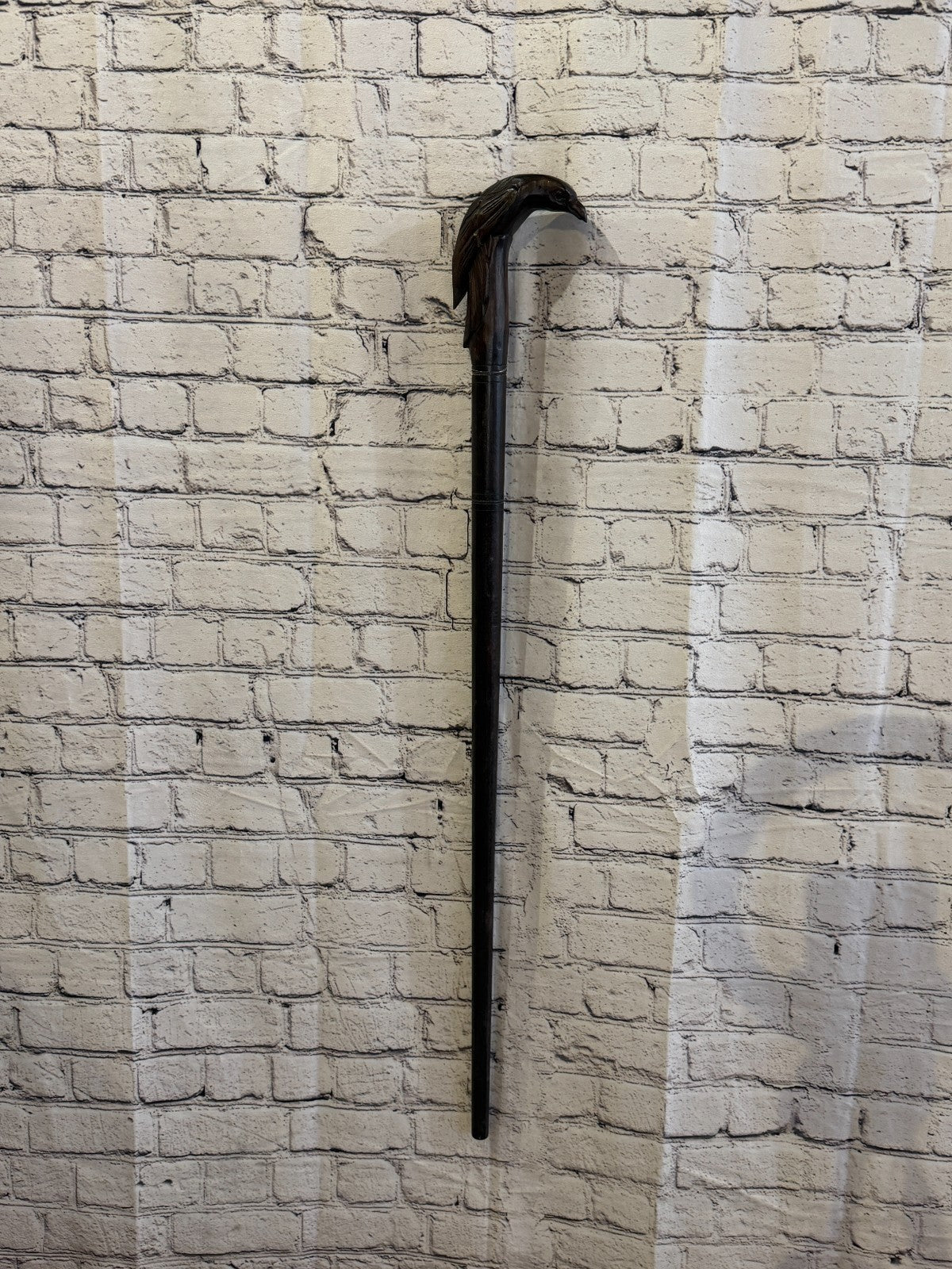 Humming Bird 90cm Tribal African Walking Stick Cane Hand Carved Dark Wood3