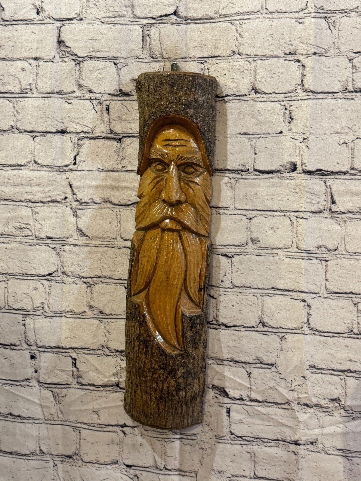 Forest Man Of The Woods 50cm Hand Carved Wizard Tree Trunk Wood Fairtrade2