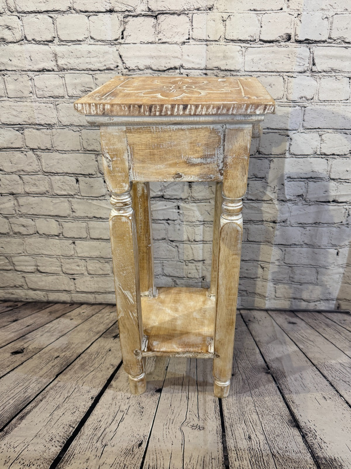 60cm x 27cm White Table  Wooden Side Cabinet Living Hallway Storage Furniture3