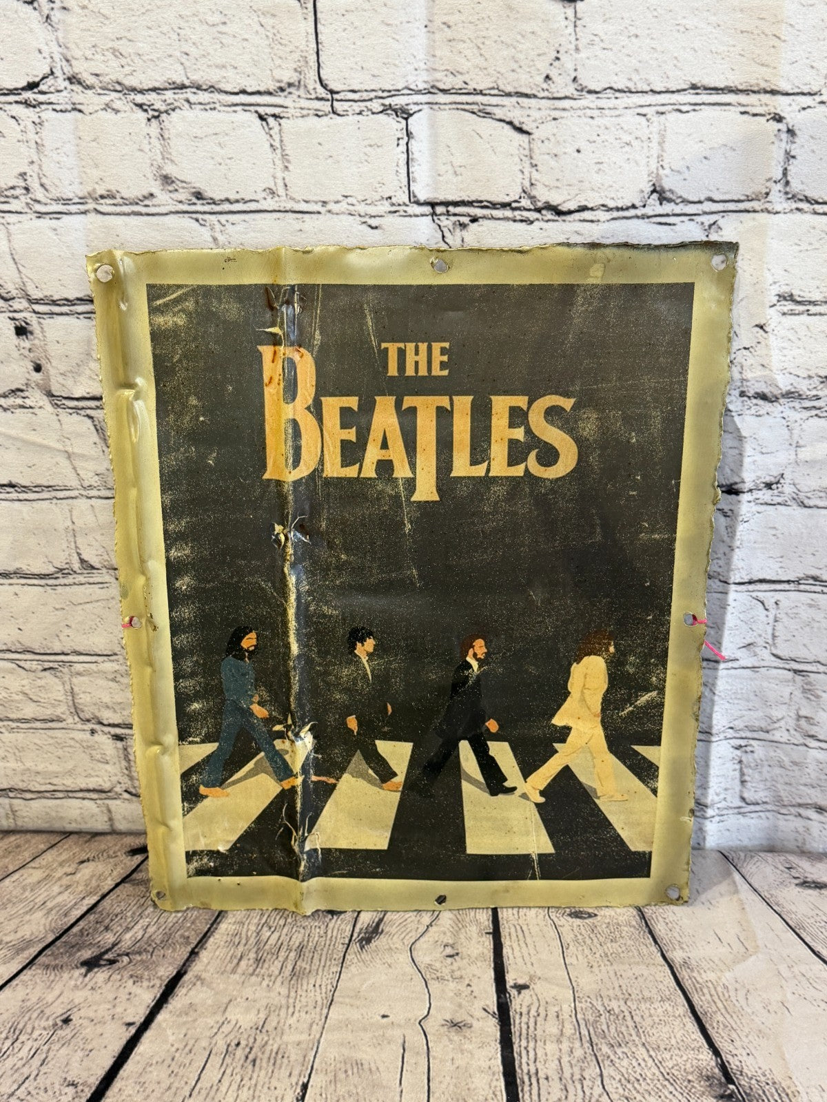 The Beatles Abbey Poster Advert Wall Plaque 42cm x 36cm Vintage Retro Tin Sign3