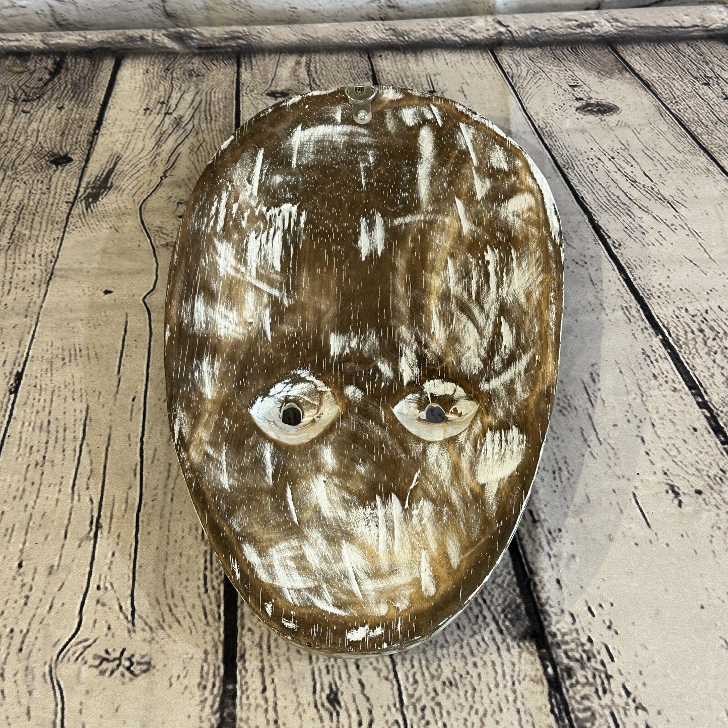 30cm Brown Tiki Style Wall Decoration Celtic Mask Designer Mask Wooden Handmade6