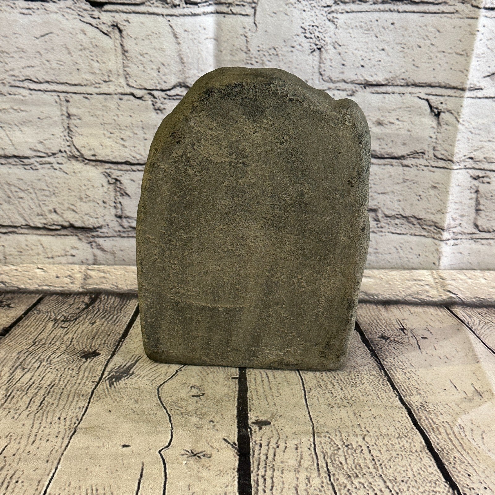 Flat Thai Buddha Candle Stone Garden 20cm Ornament Outdoor Indoor Statue Hindu6