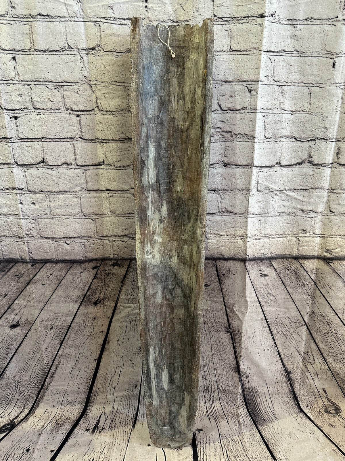 100cm Pink Gecko Hand Carved Fair Trade Wooden Animal Wall Art Hang Mask5