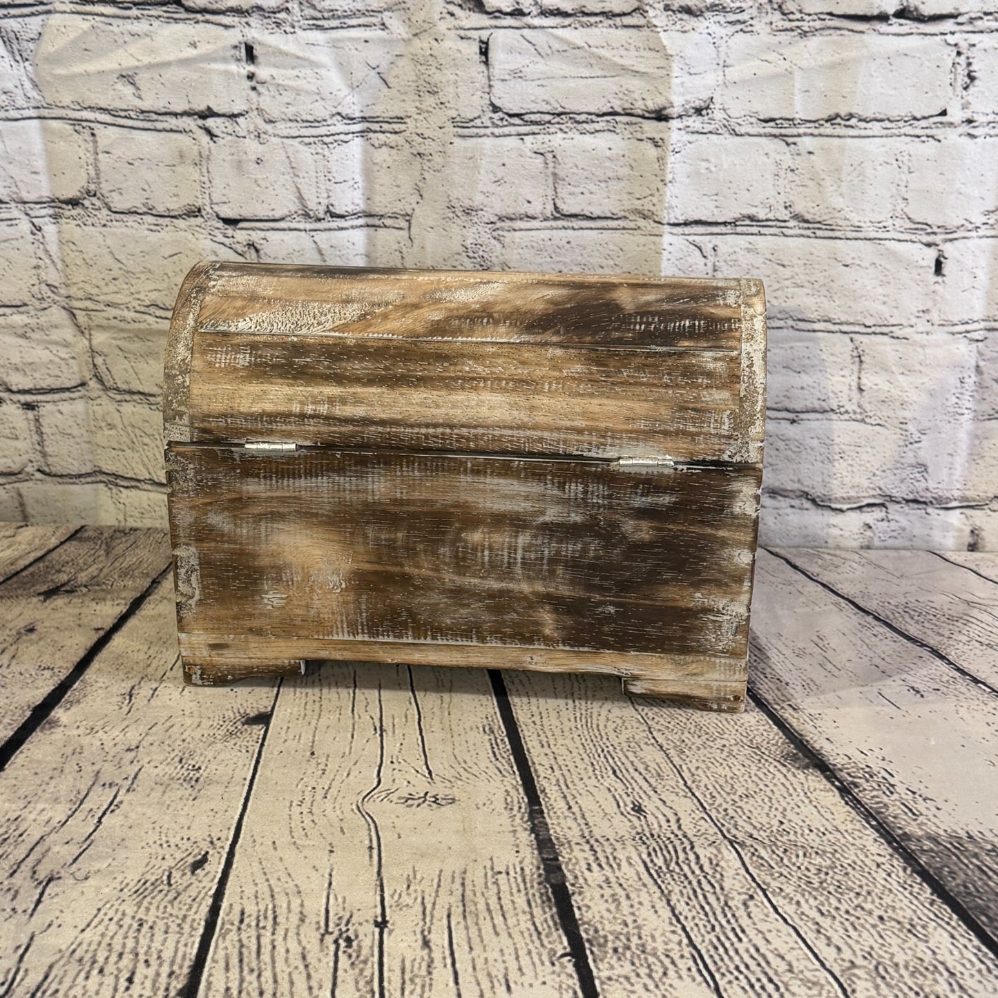 30cm x 22cm x 15cm Wood Brown Home Chest Storage Jewellery Trinket Box4