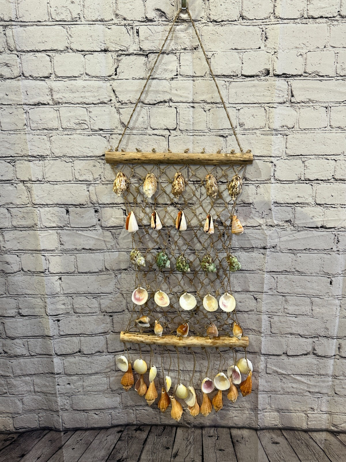 75cm x 30cm Decorative Fishing Net Shell Nets Home Wall Decor Mediterranean2