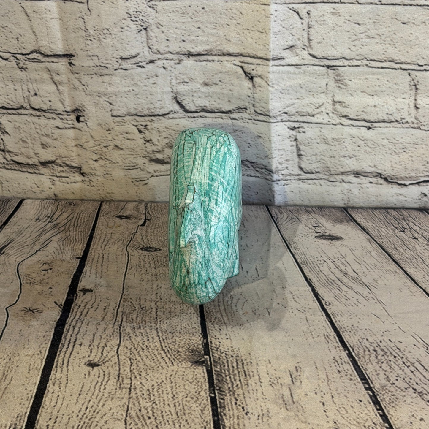 20cm x 12cm Whale Green Fish Wood Coastal Ocean Bathroom Decoration4