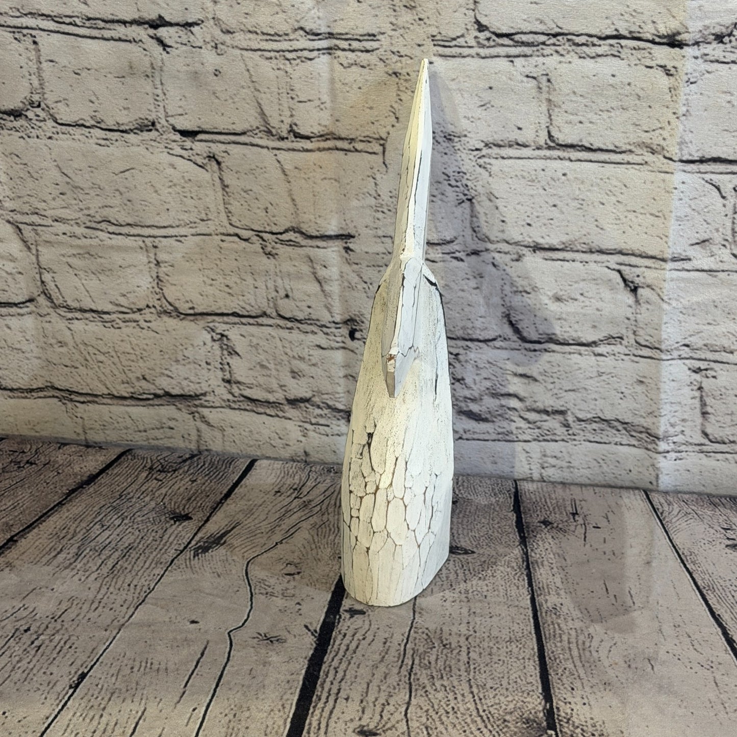 25cm x 25cm Whale Tail White Fish Wood Coastal Ocean Bathroom Decoration3