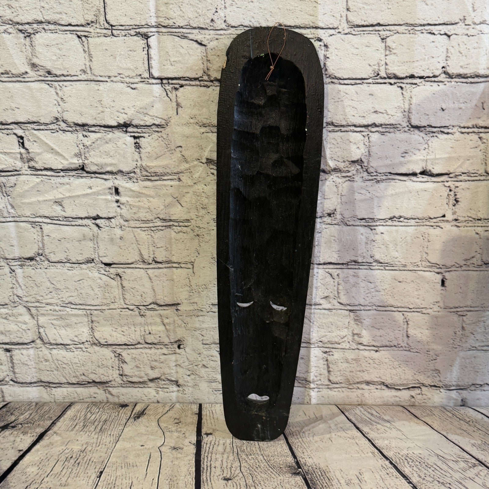 50cm Mask Carved Wooden Dot Painted Ethnic Tribal Tiki Wall Art No 9 New5