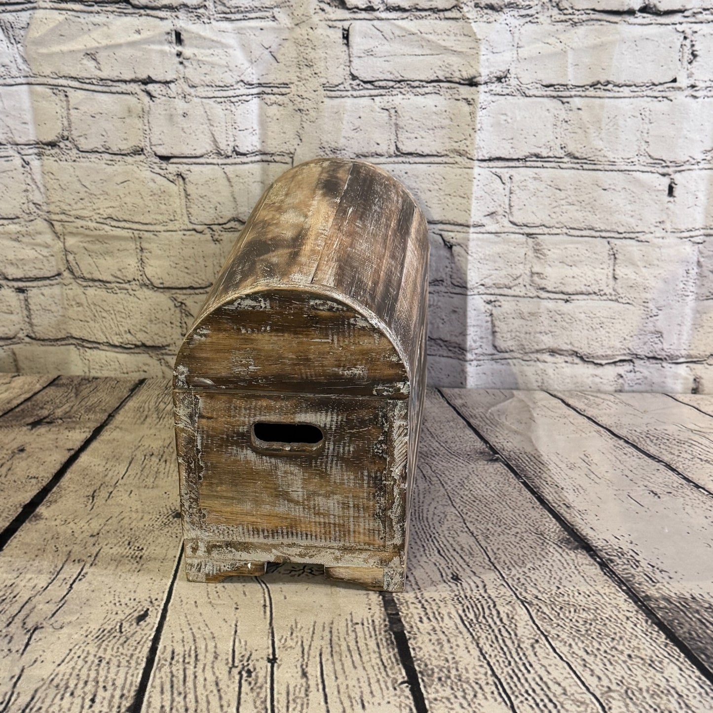 30cm x 22cm x 15cm Wood Brown Home Chest Storage Jewellery Trinket Box3