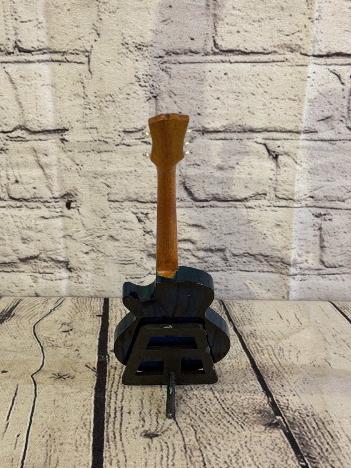 Miniature 25cm Guitar on Stand Band Gift Display Design 44