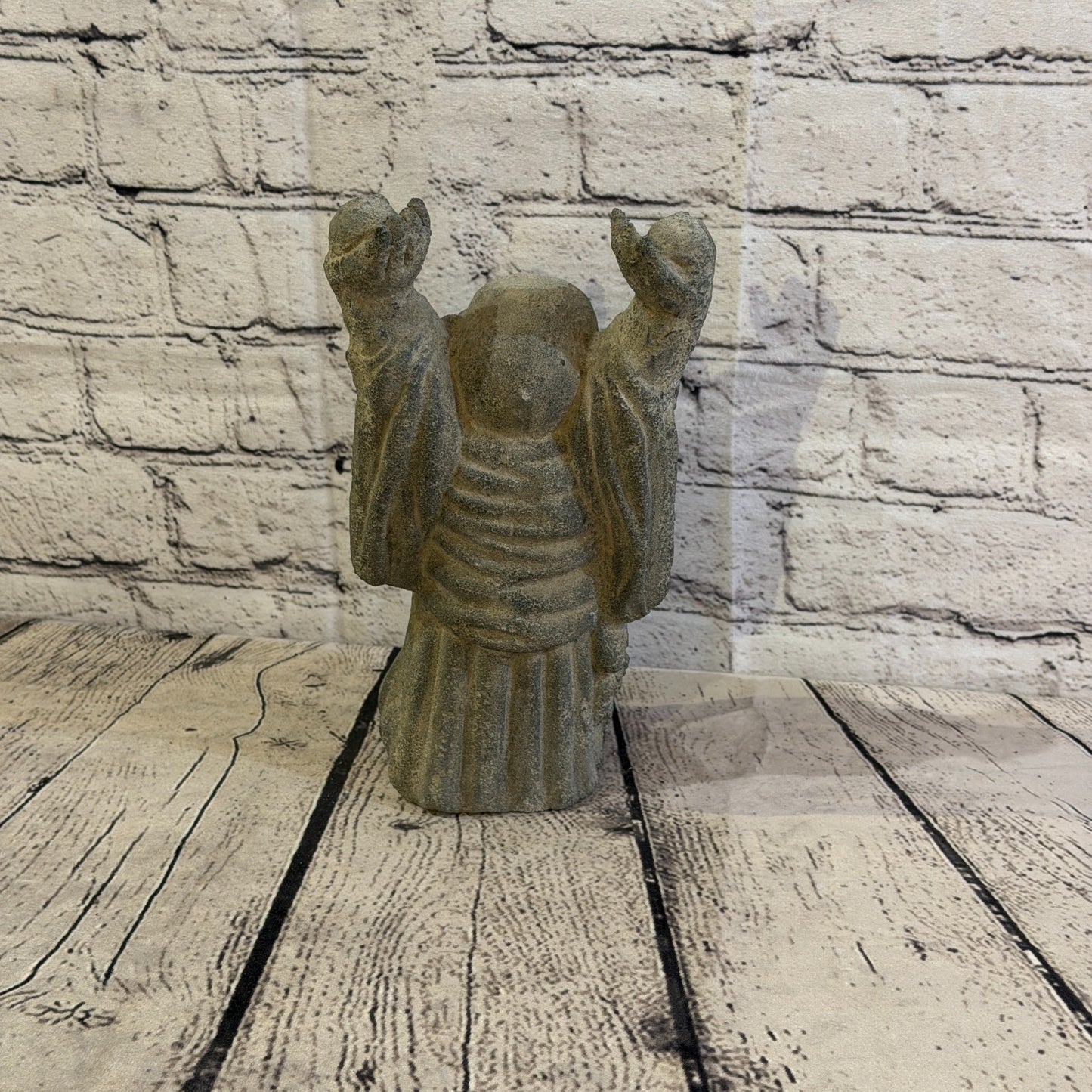Chinese Style Buddha Stone Garden 25cm x 15cm Ornament Indoor Statue Hindu4