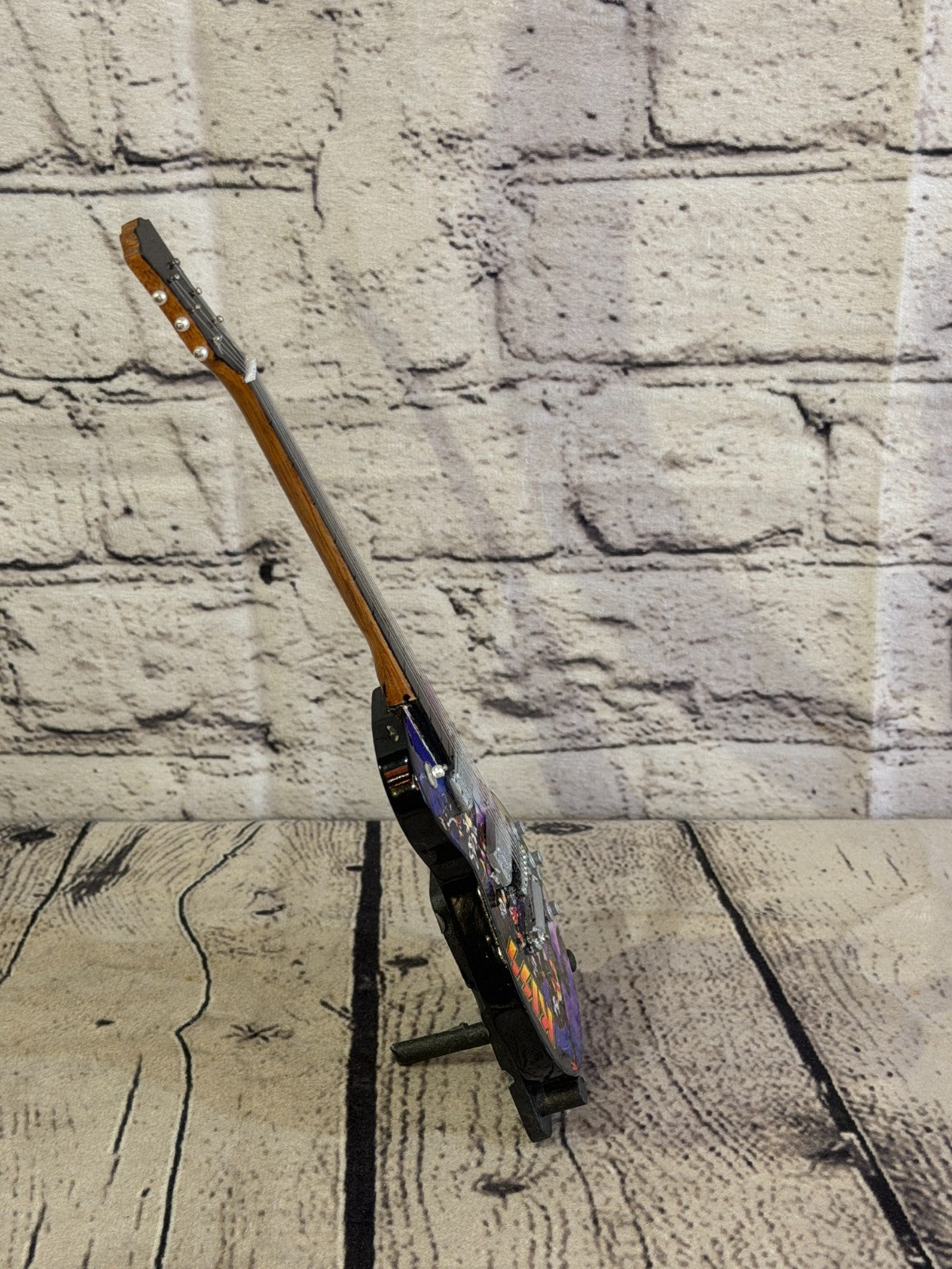Miniature 25cm Guitar Kiss Band Guitar on Stand Band Gift Display3