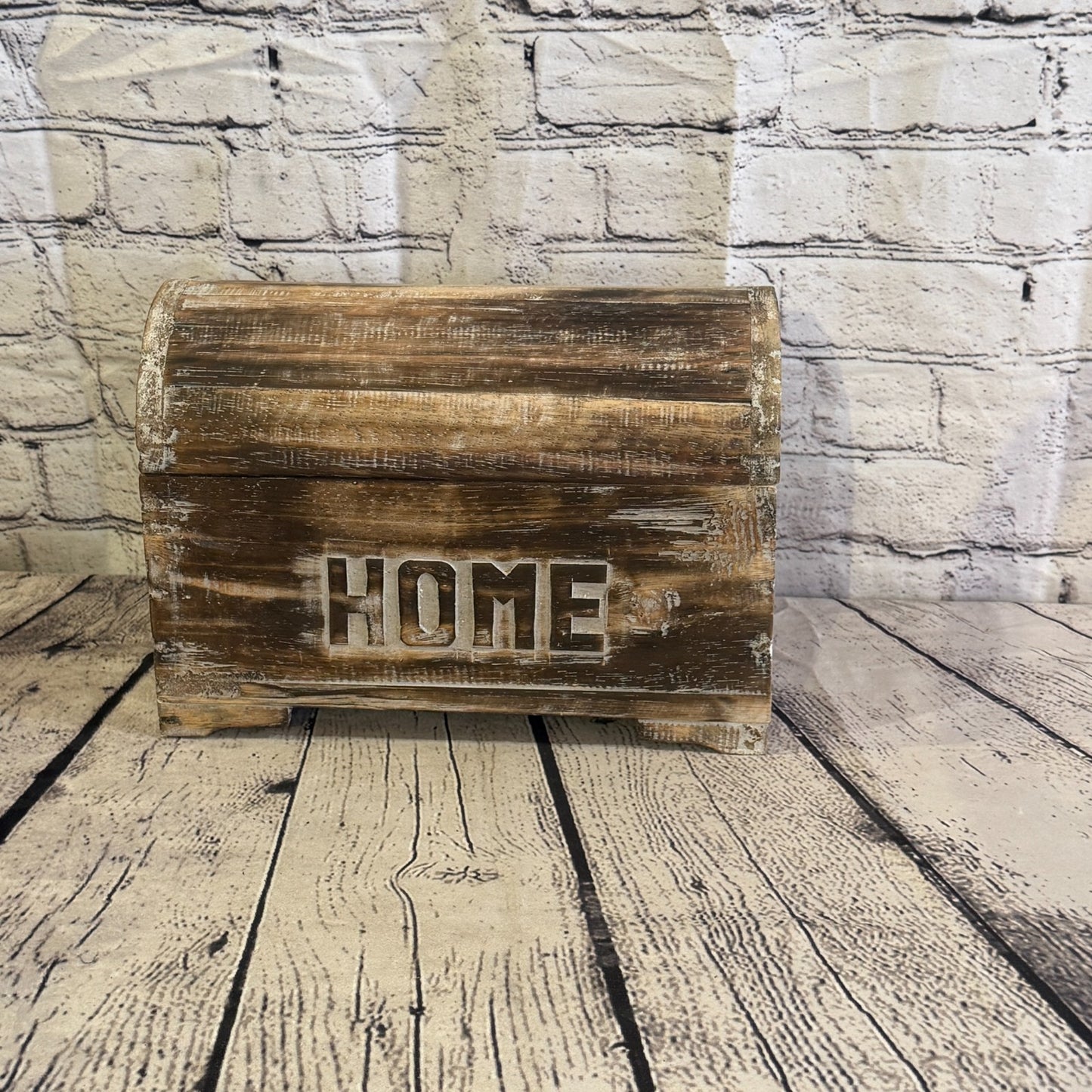 30cm x 22cm x 15cm Wood Brown Home Chest Storage Jewellery Trinket Box1