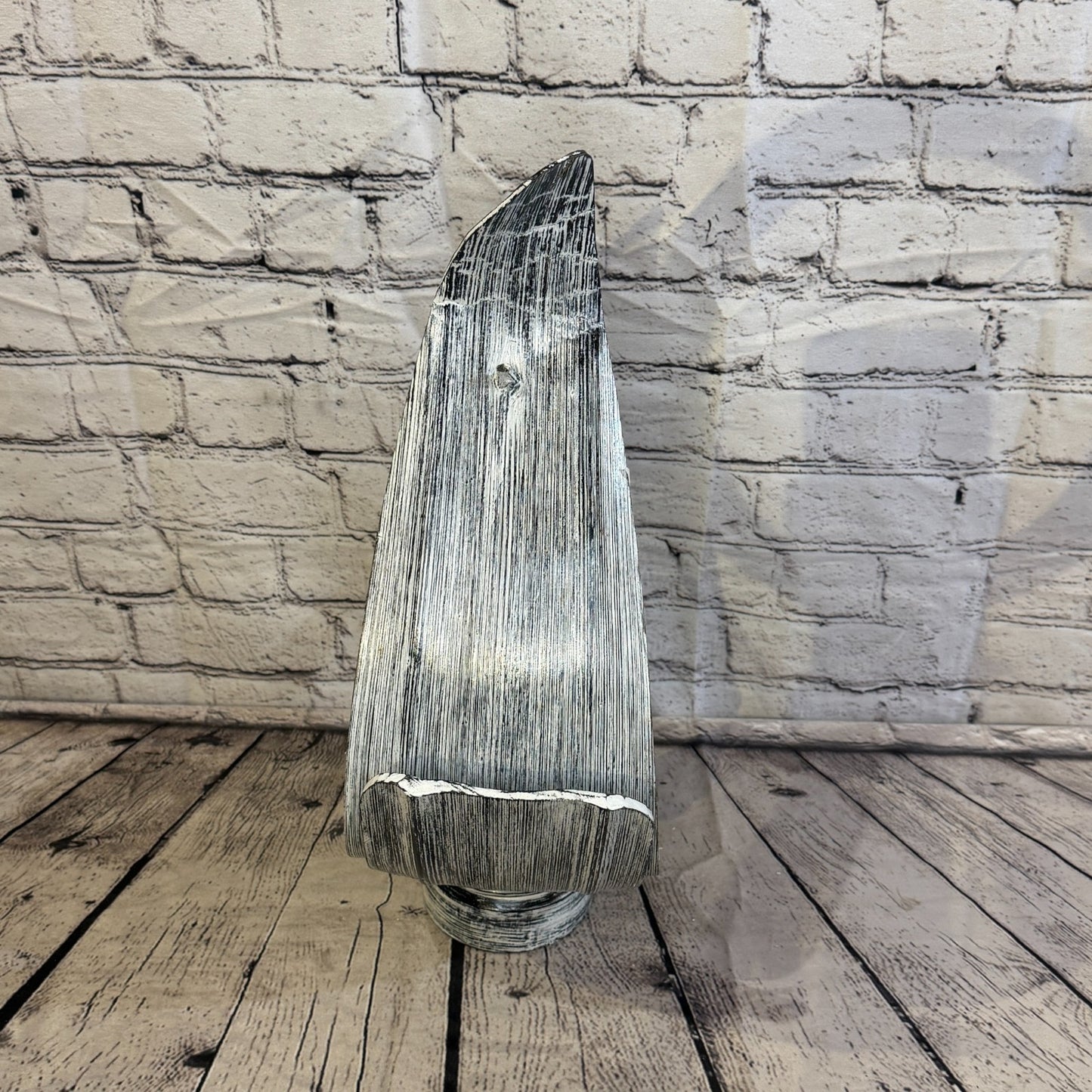 Orange Light Silver Natural 45cm Tall Leaf Lamp Twist LED UK Mains Plug Design 83