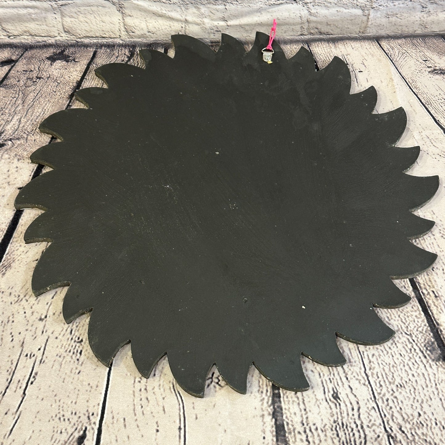 Red Gold Sun Mosaic Tile Wall Mirror 40cm x 40cm 16 Inches Handmade Fairtrade2