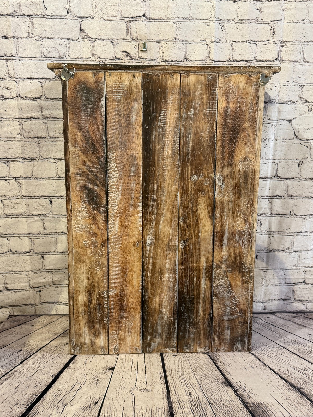 75cm x 55cm x 25cm Brown 3 Draws Wooden Cabinet Living Hallway Storage Furniture4