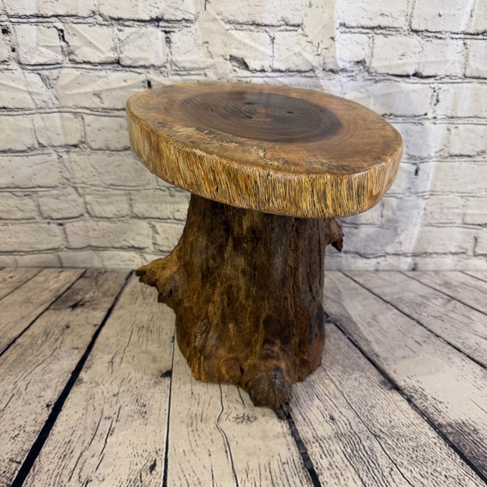 30cm x 25cm Wooden Coffee Root Sculpture Garden Teak Root Ornament Carved No 193