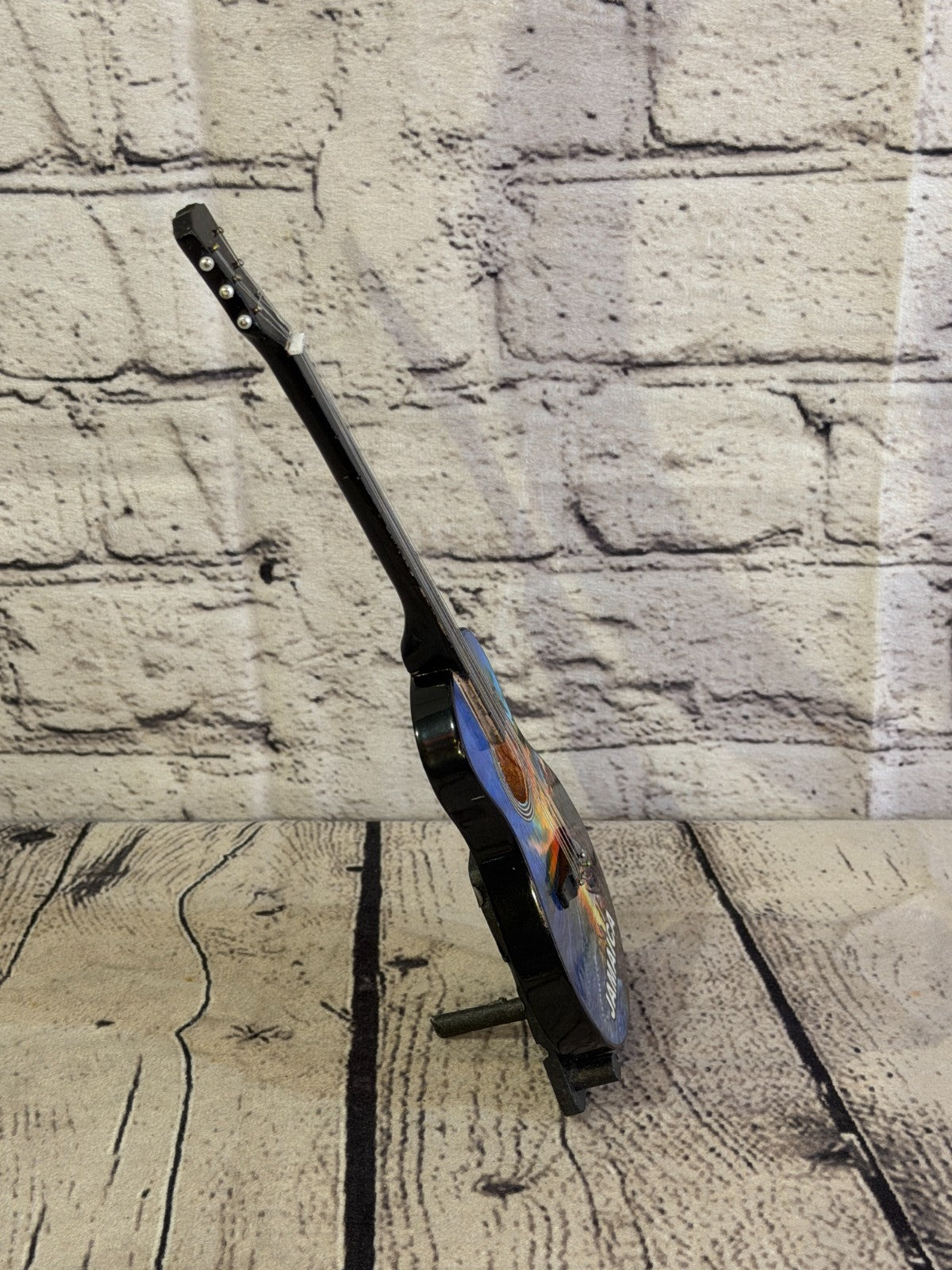Miniature 25cm Guitar Jamaica Acoustic Guitar on Stand Band Gift Display3