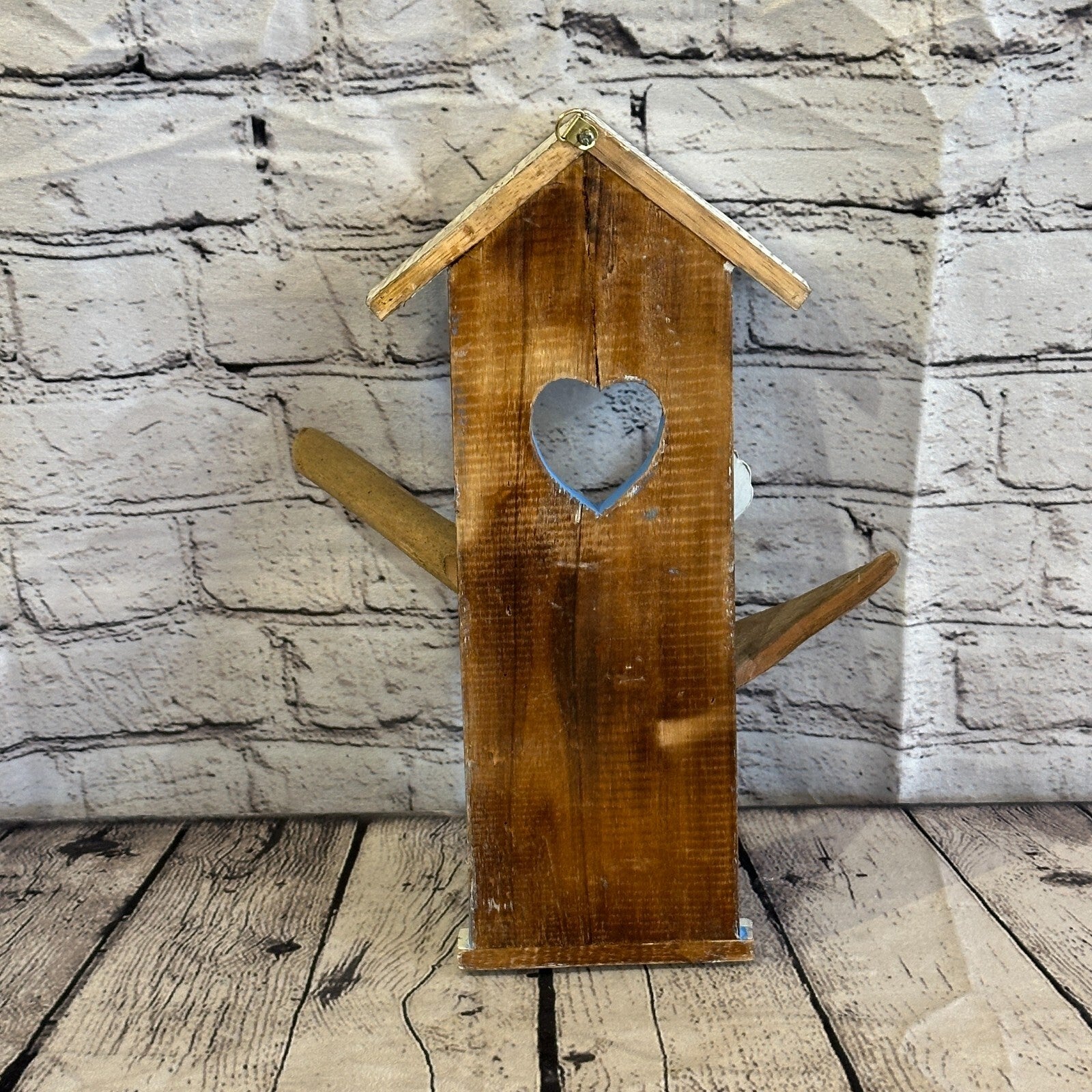 30cm Blue House Wall Art Bird on Tree Branch Bird Wall Silhouette Home Decor5