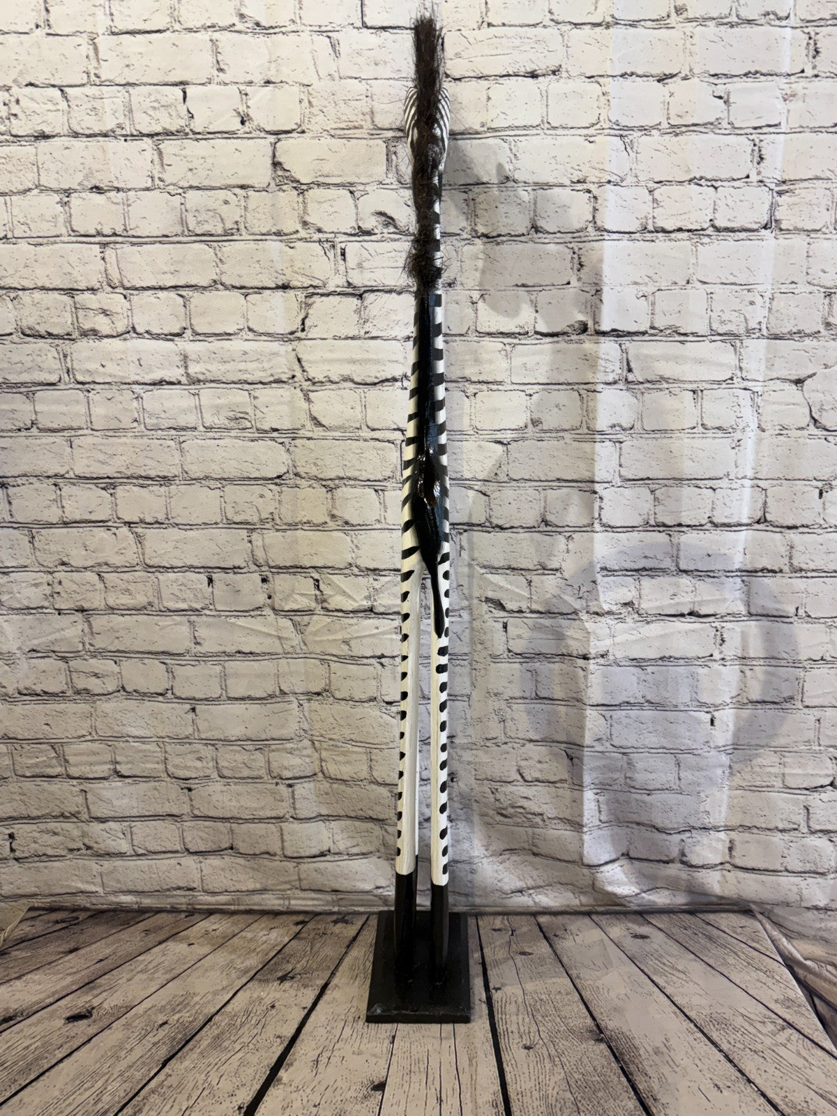100cm Painted Wooden Zebra Standing Single Carved Solid Wood Zebra Handmade4