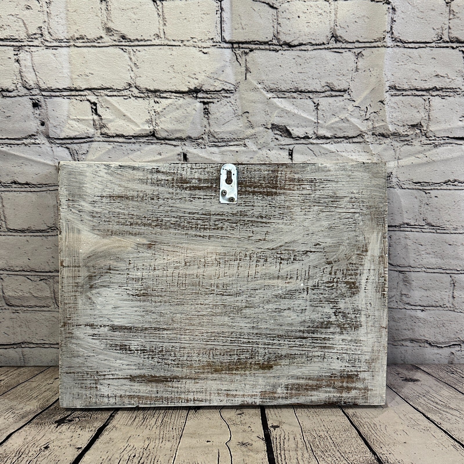 Wooden Wood Panel 40cm Brown White Buddha Eyes Lotus Wall Art Plaque Handcarved5