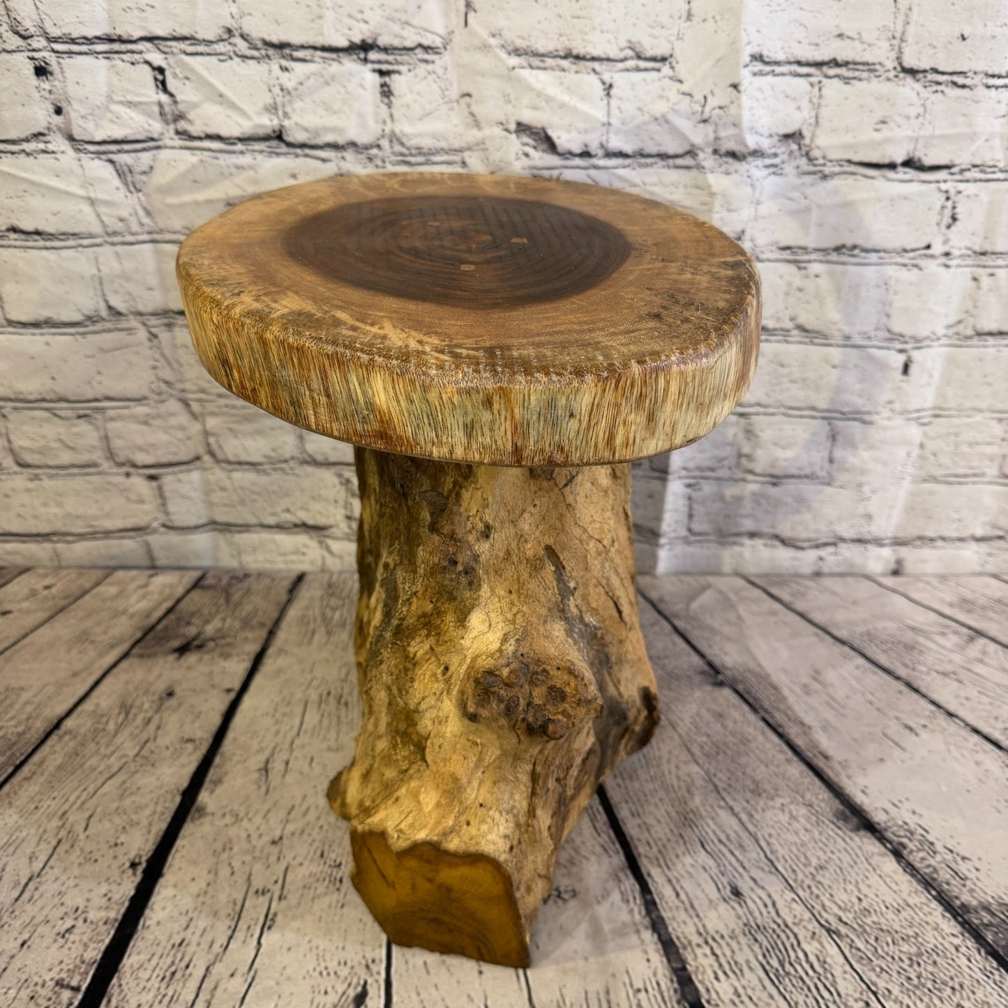 30cm x 25cm Wooden Coffee Root Sculpture Garden Teak Root Ornament Carved No 151