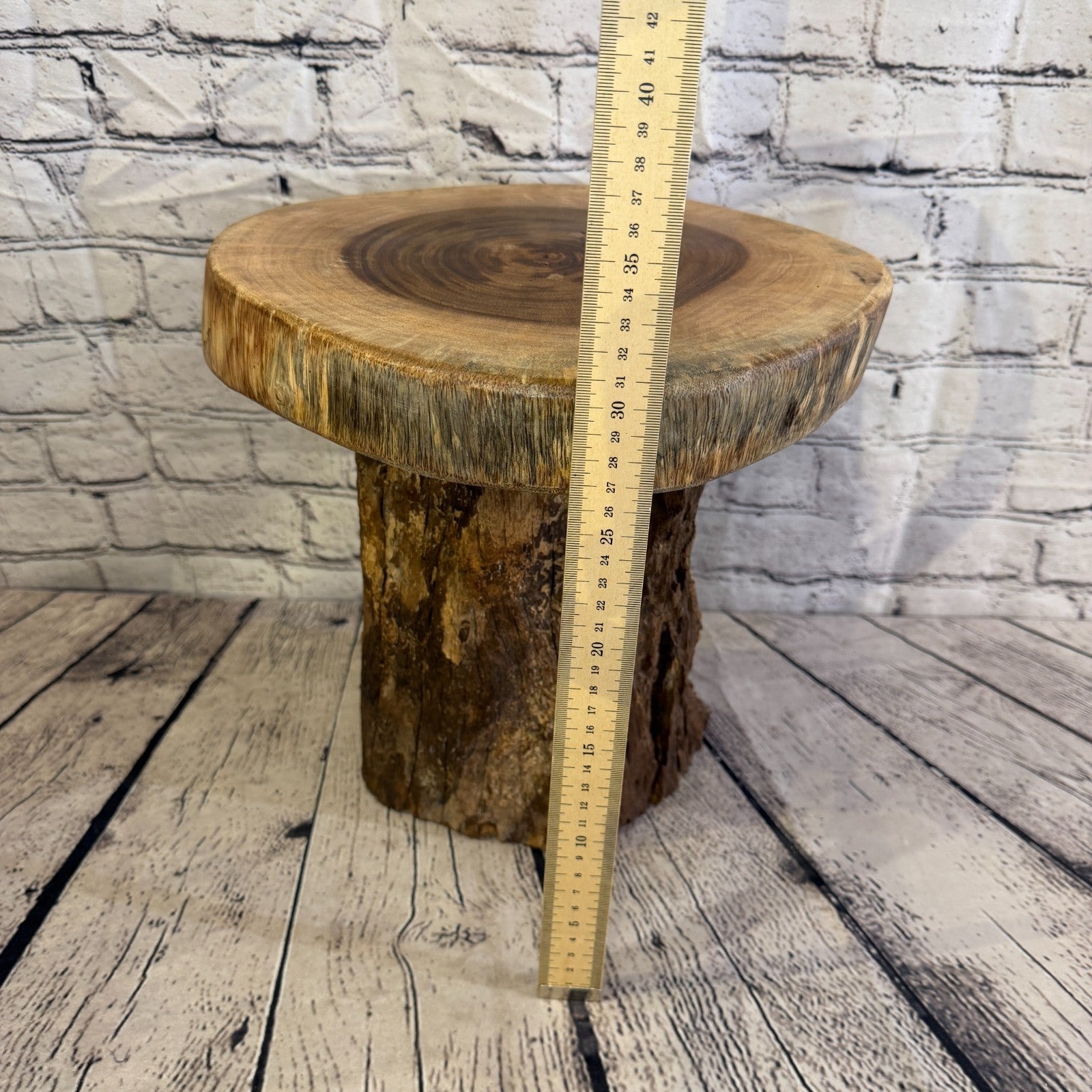 30cm x 25cm Wooden Coffee Root Sculpture Garden Teak Root Ornament Carved No 134