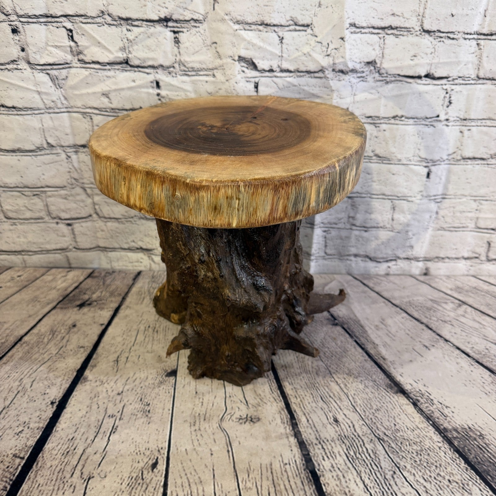 30cm x 25cm Wooden Coffee Root Sculpture Garden Teak Root Ornament Carved No 172