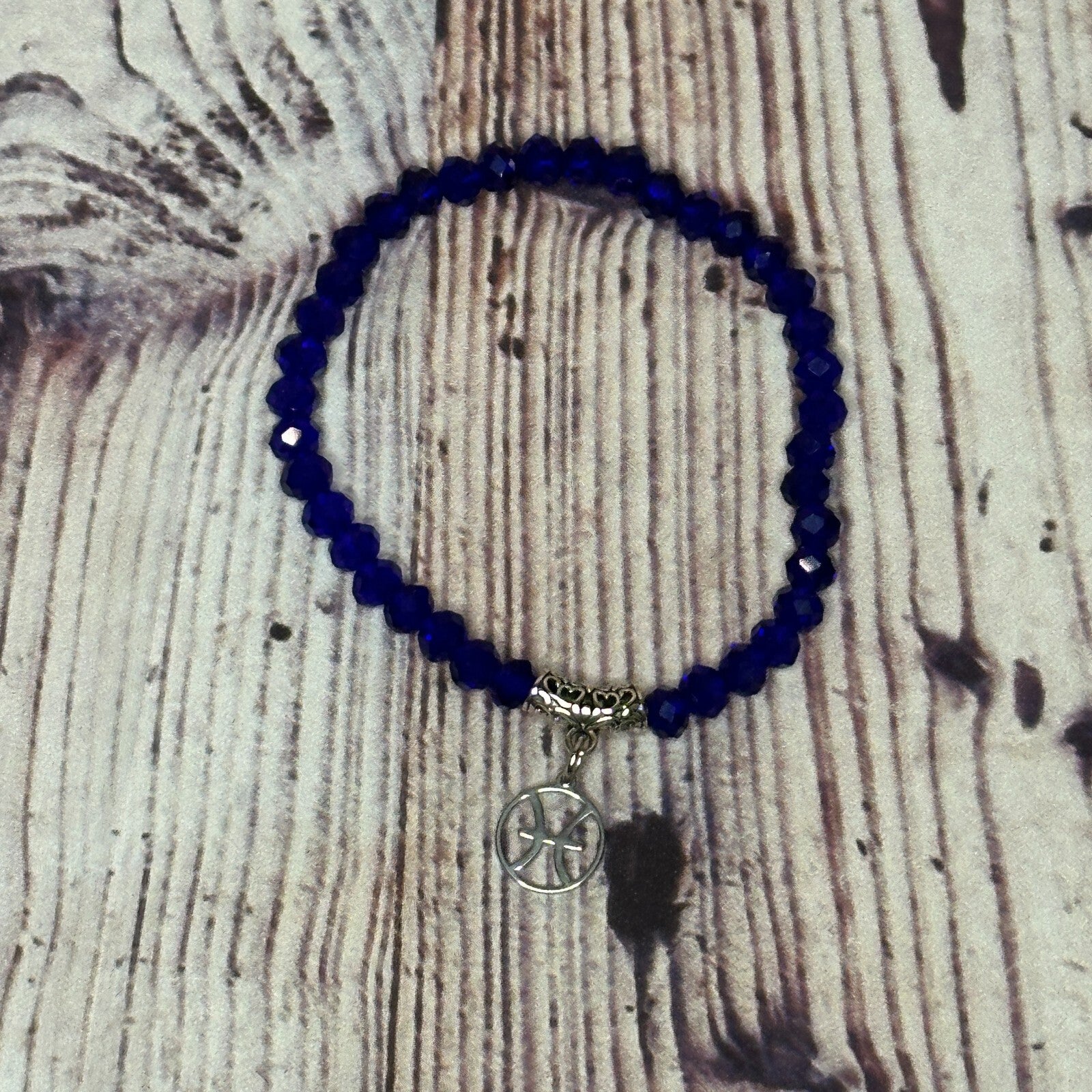 Pisces Blue Zodiac Constellation Sign Bracelet Bangles Women Men Bracelet2