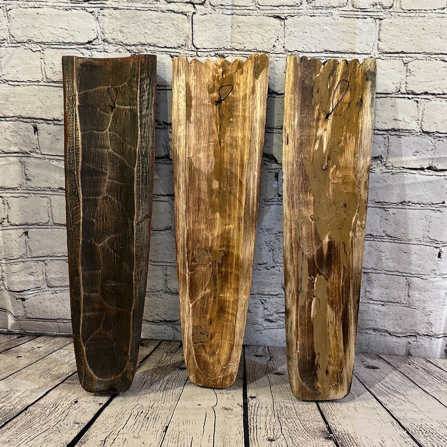 50cm Brown Owl Hand Carved Fair Trade Wooden Animal Wall Art Wall Hang Mask5