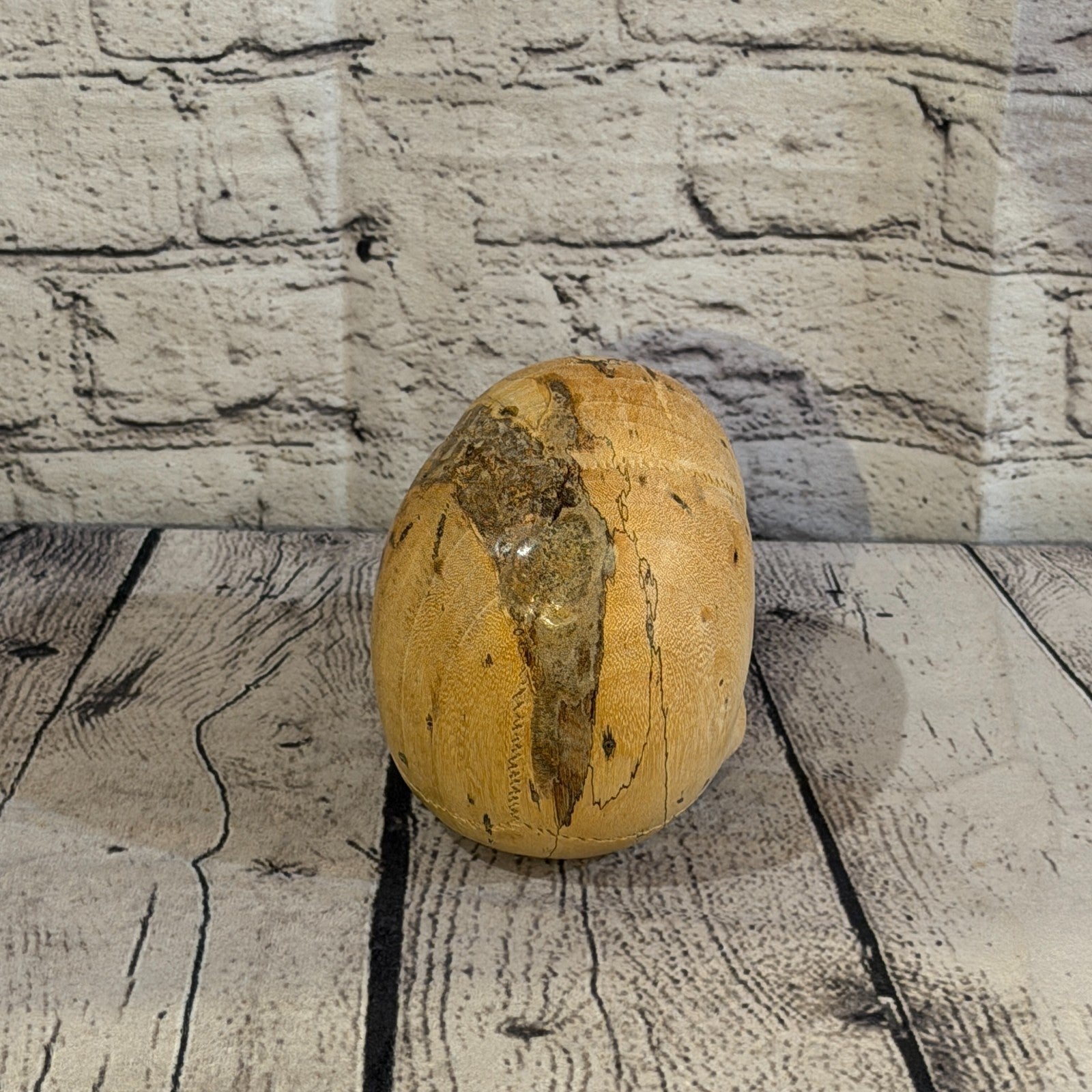 12cm x 12cm Realistic Human Skull Tamarind Wood Replica Moving Jaw Skeleton Head4