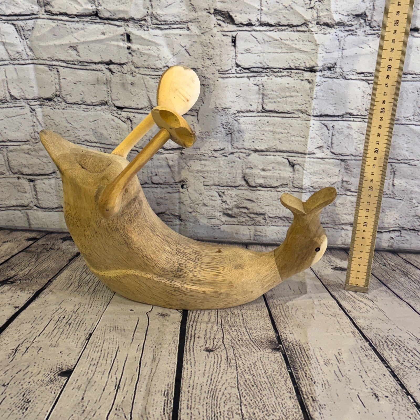40cm x 30cm Wooden Drunk Duck Wine Bottle Holder Vintage Rustic Funny Gift6