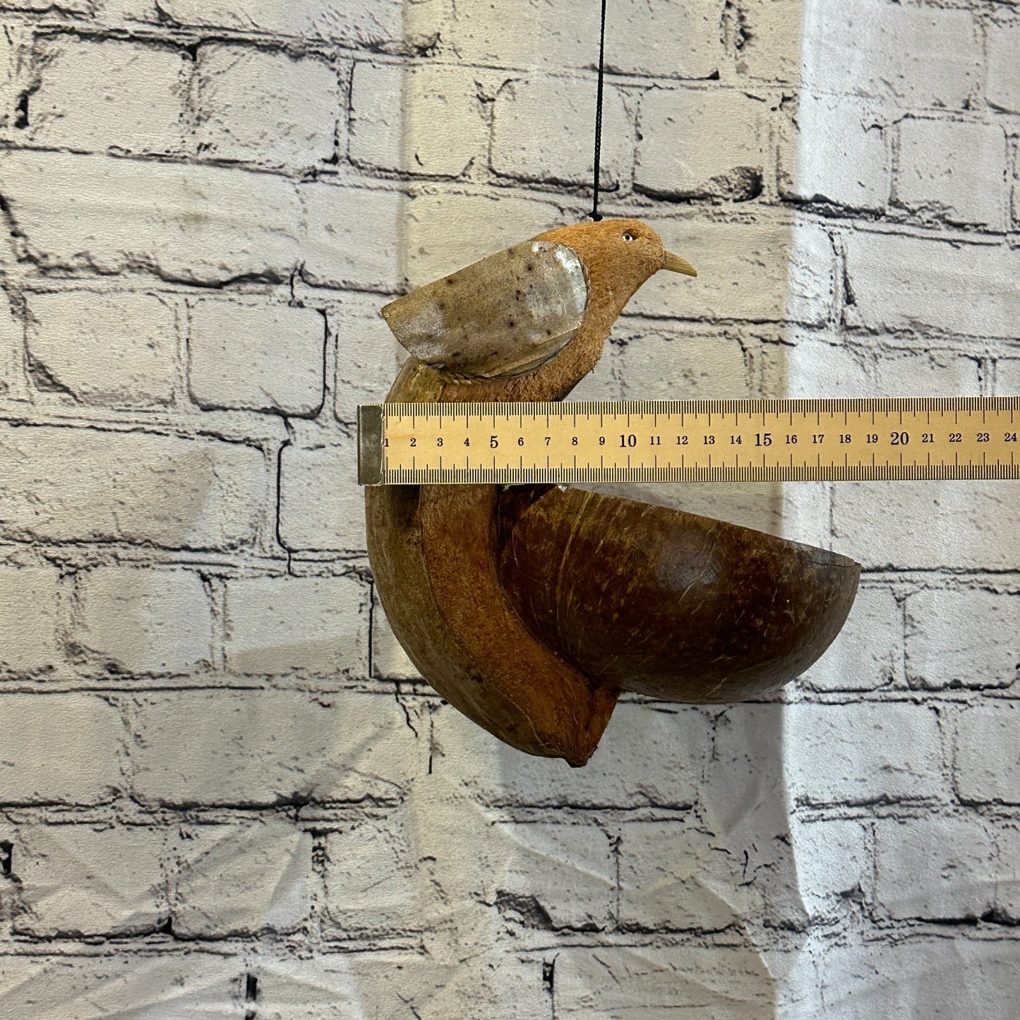 Bird Without Chimes Bamboo Windchime 20cm Garden Gift Summer Handmade Chimes5