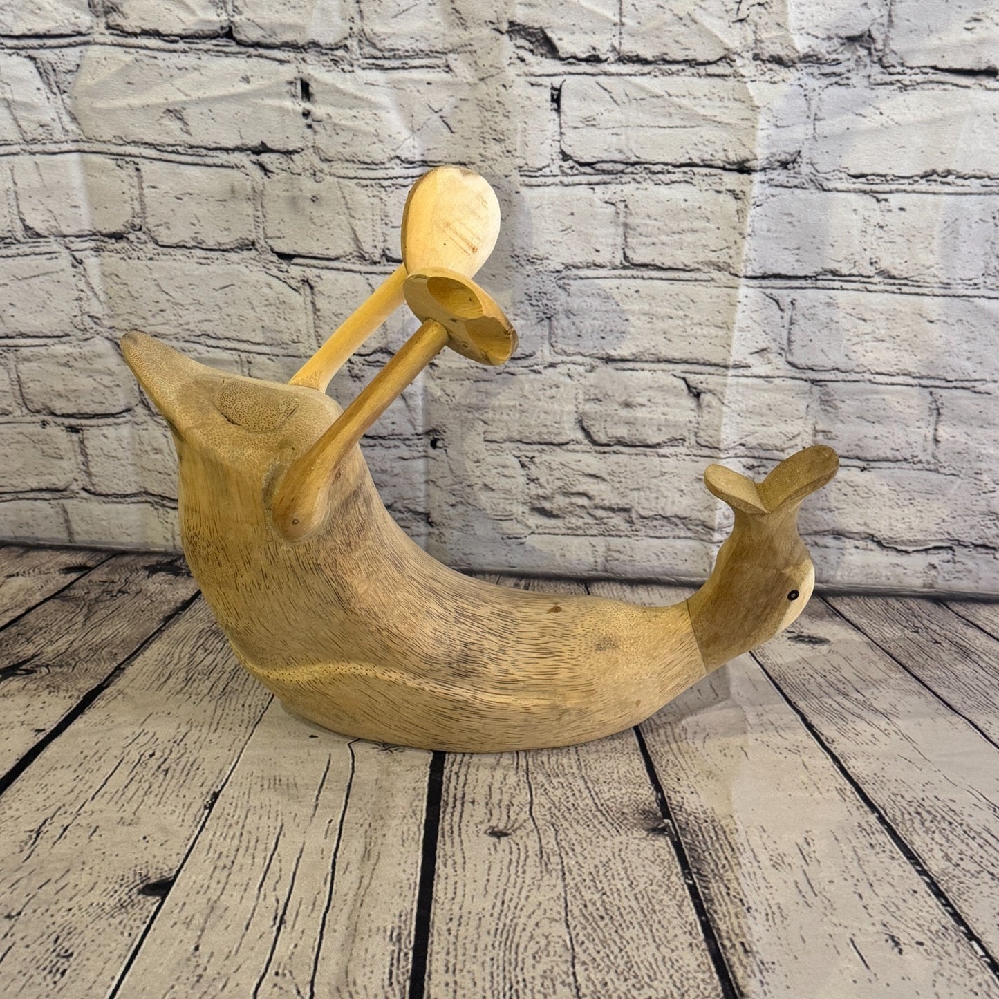 40cm x 30cm Wooden Drunk Duck Wine Bottle Holder Vintage Rustic Funny Gift4