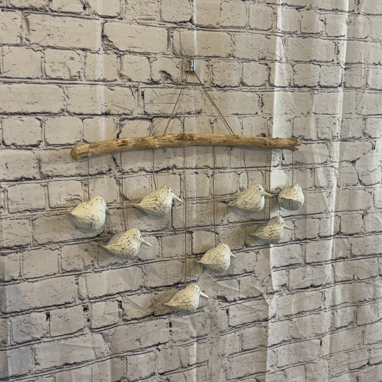 50cm x 30cm White Seagull Bird Drift Wood Coastal Ocean Bathroom Decoration0