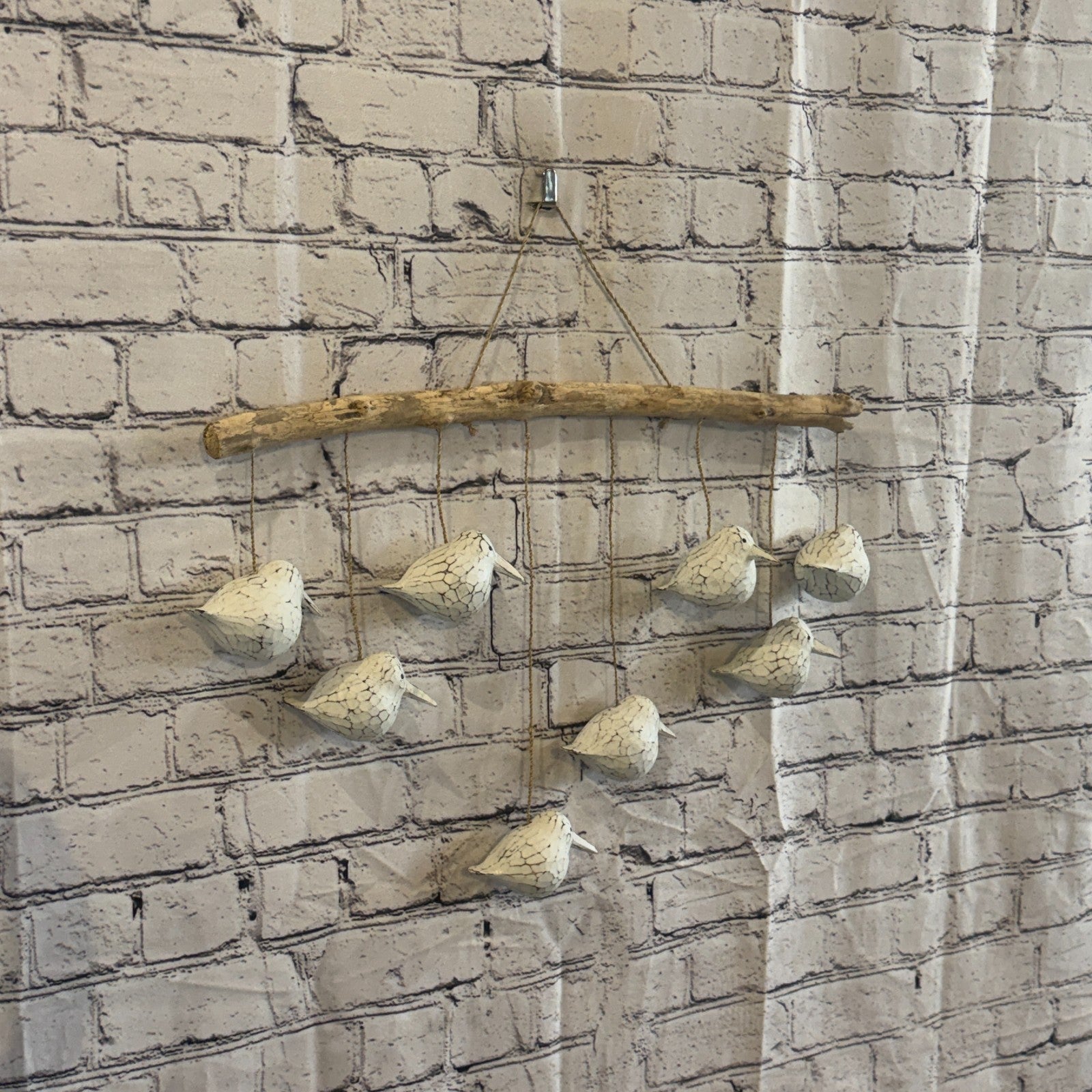 50cm x 30cm White Seagull Bird Drift Wood Coastal Ocean Bathroom Decoration0