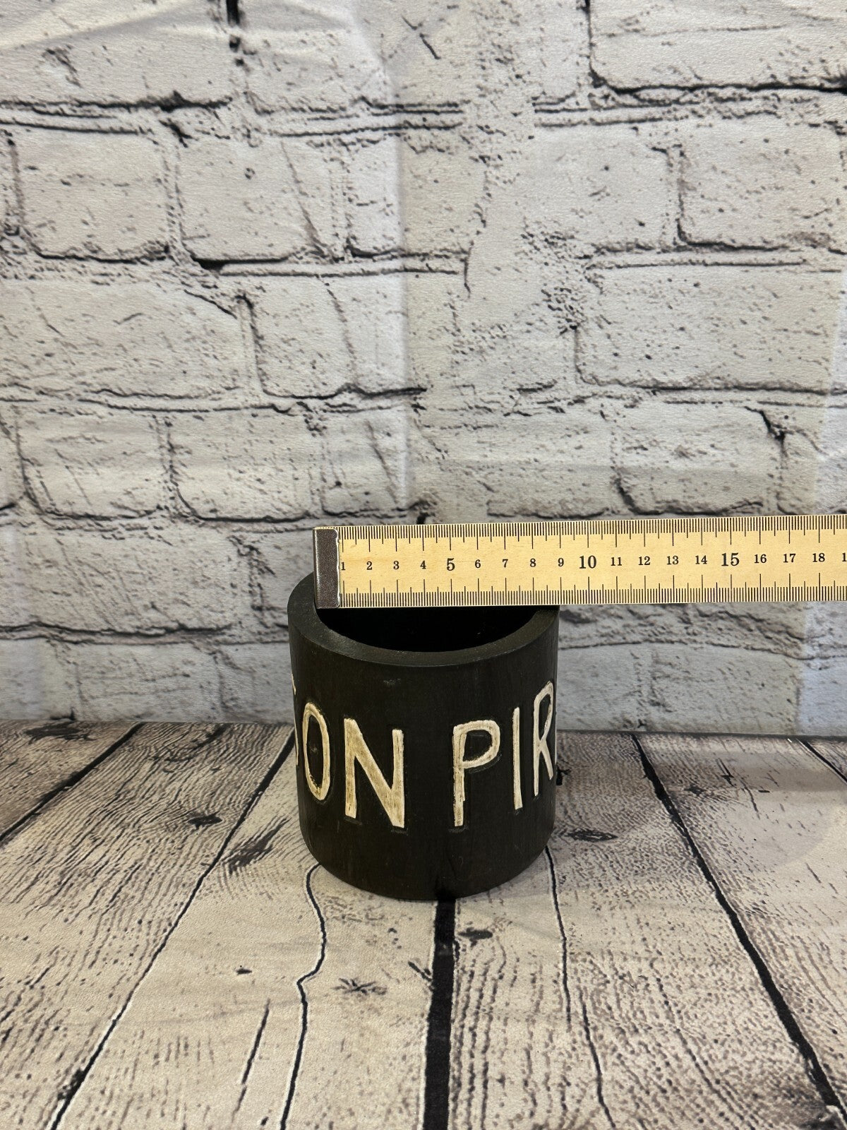 28cm x 10cm x 10cm Bottle Pirate Wooden Gothic Skeleton Skull Head Jewellery Box9