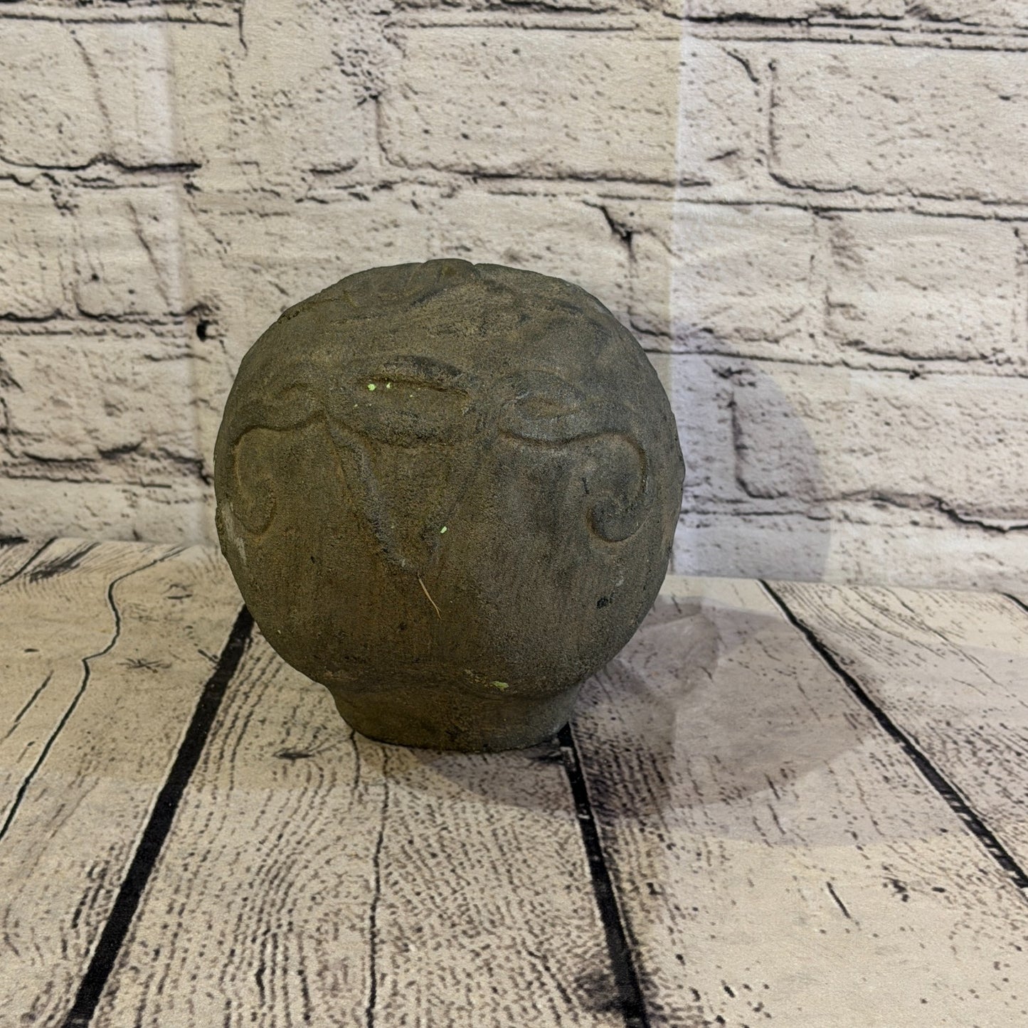 Celtic Knot Skull Stone Garden 20cm x 15cm Ornament Indoor Statue Hindu4
