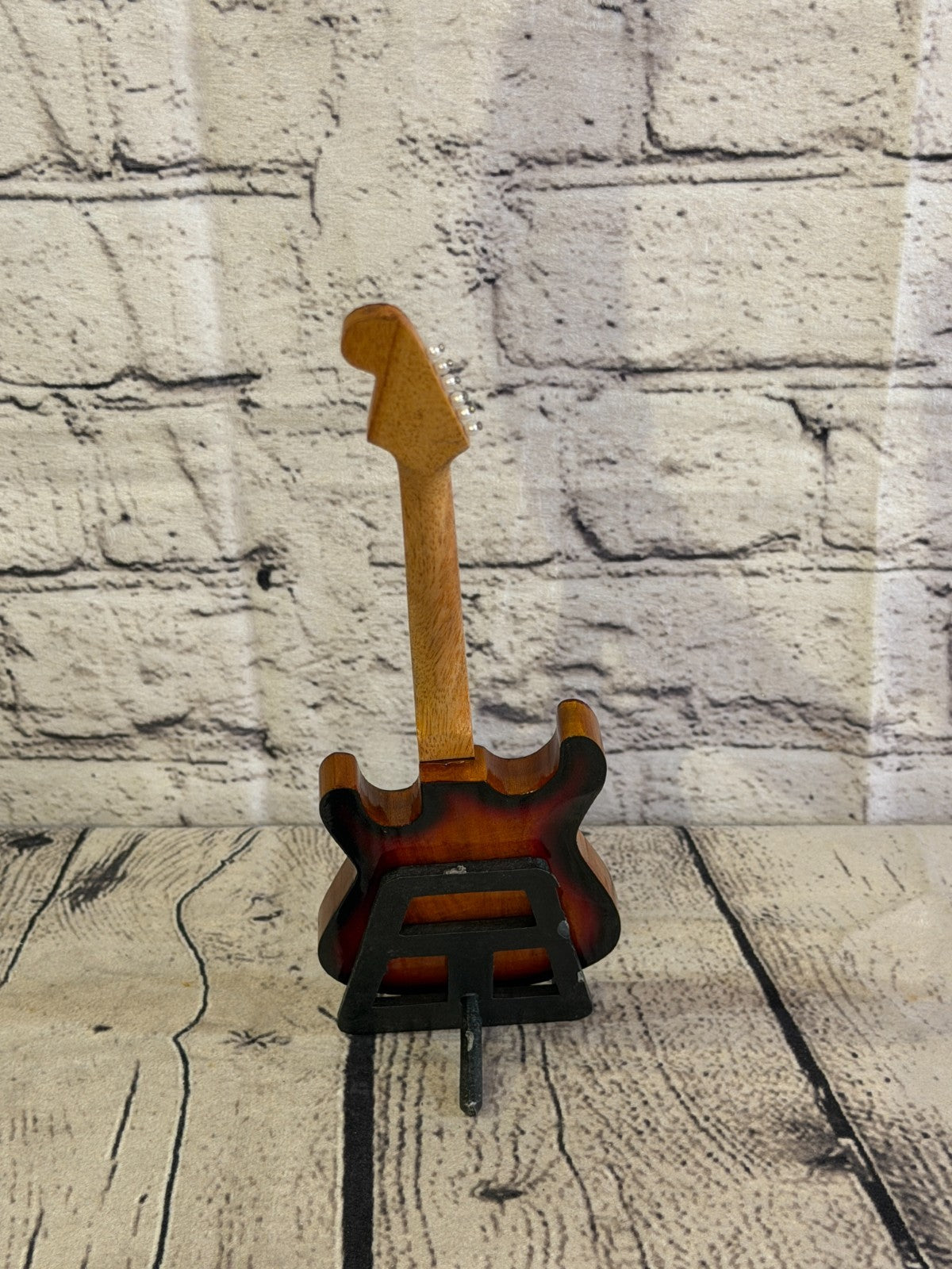 Miniature 25cm Guitar on Stand Band Gift Display Design 14