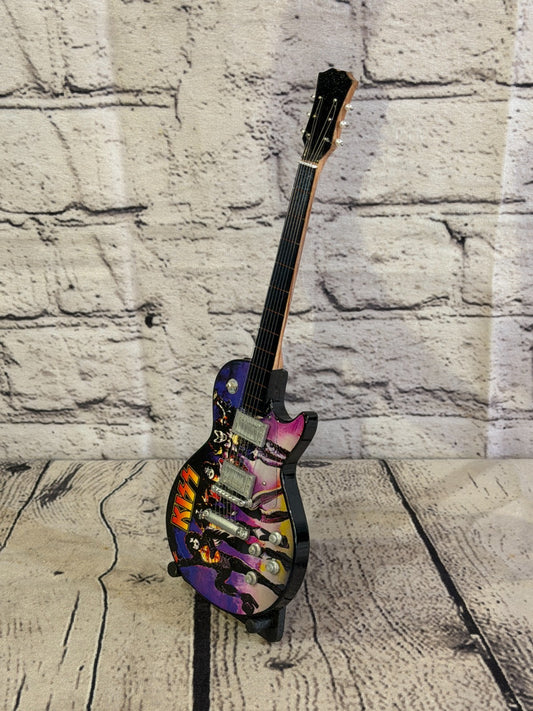 Miniature 25cm Guitar Kiss Band Guitar on Stand Band Gift Display0