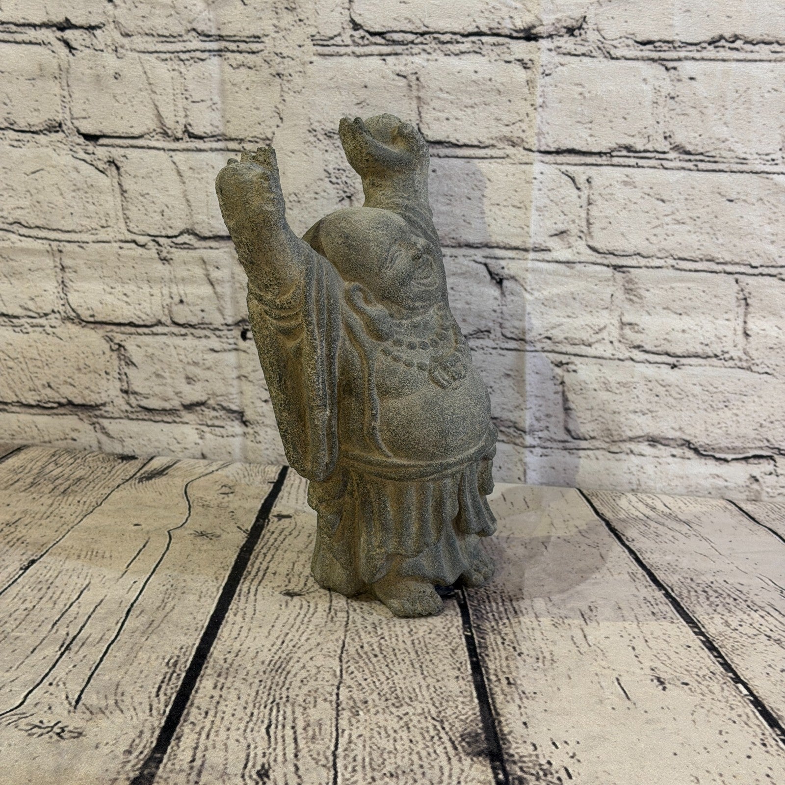 Chinese Style Buddha Stone Garden 25cm x 15cm Ornament Indoor Statue Hindu2
