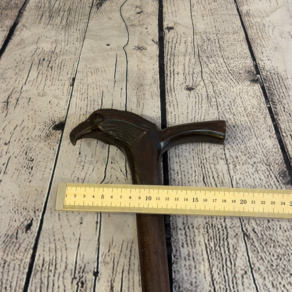 Eagle Bird Head 90cm Tribal African Walking Stick Cane Hand Carved Dark Wood7